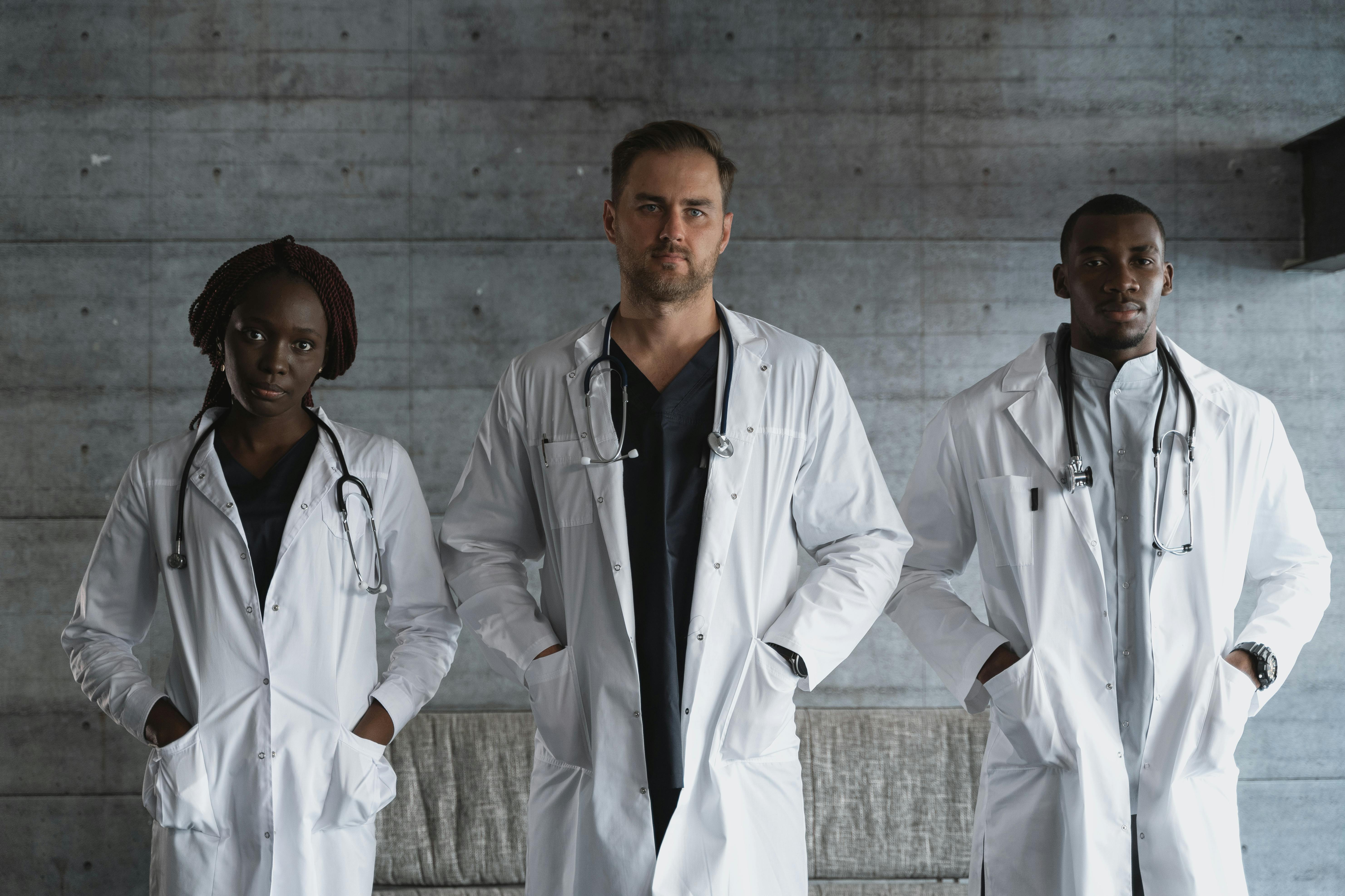 Research team collaborating in a modern laboratory