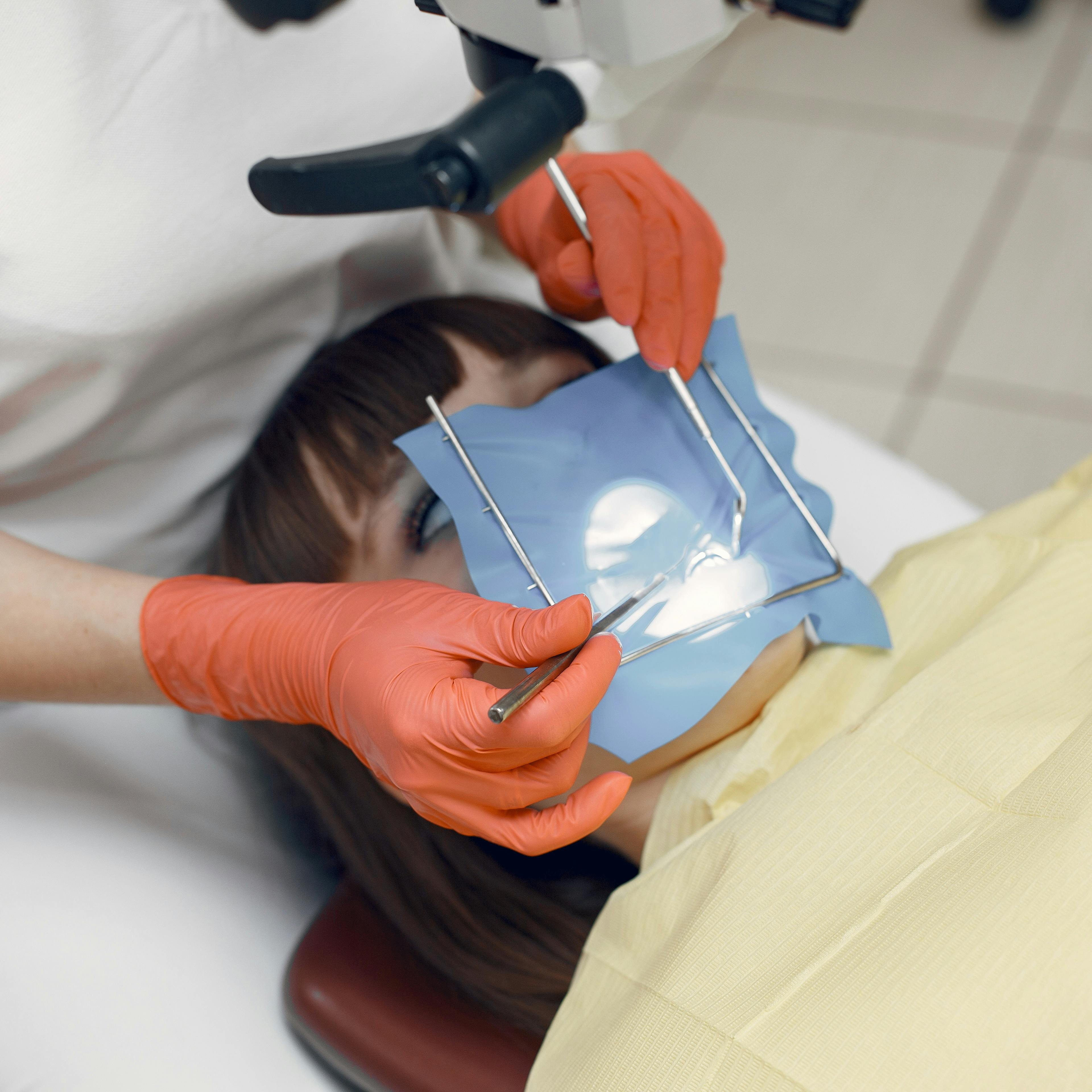 Dr. Elena Navarro with a patient at Summit Dental Care