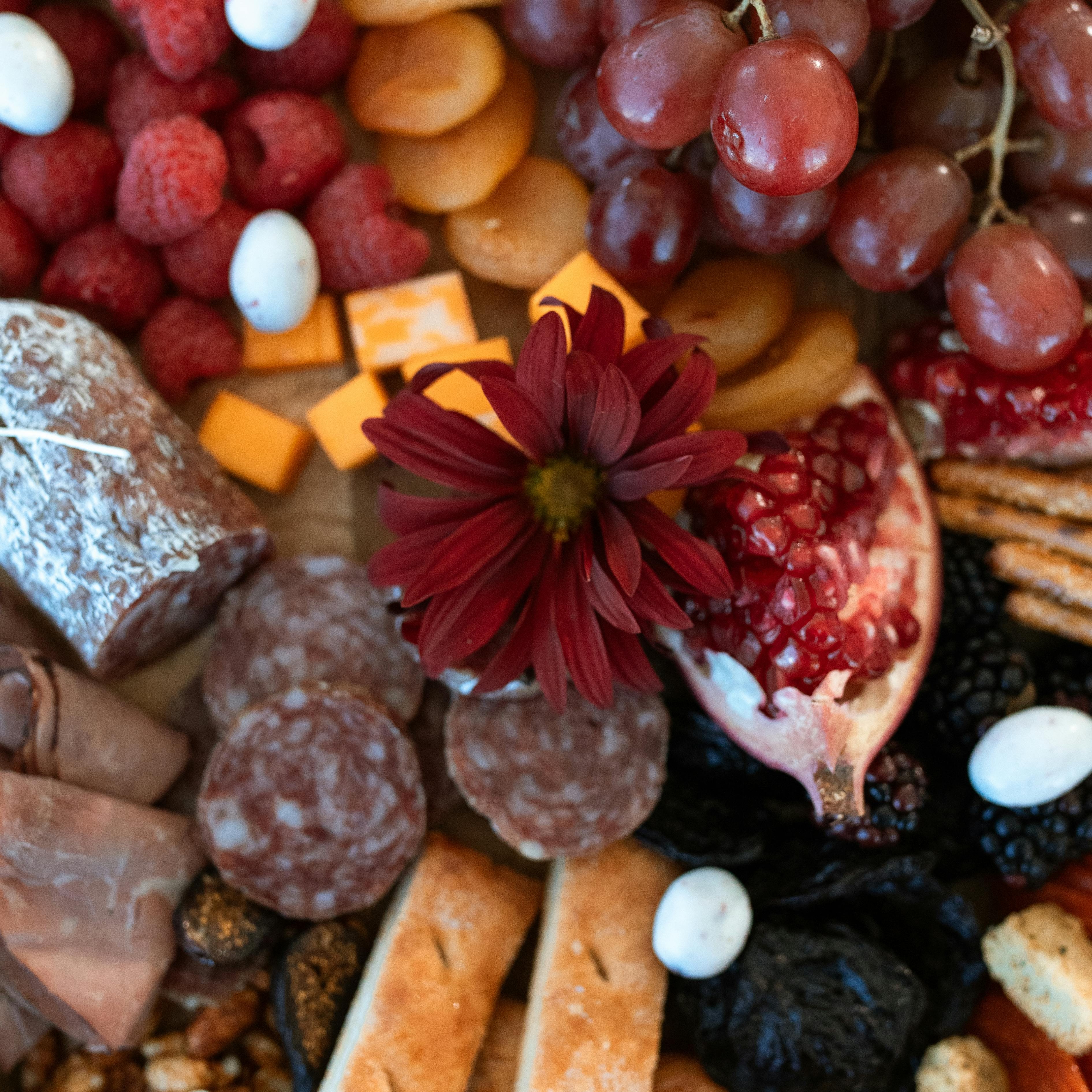 Beautifully plated seasonal tasting course