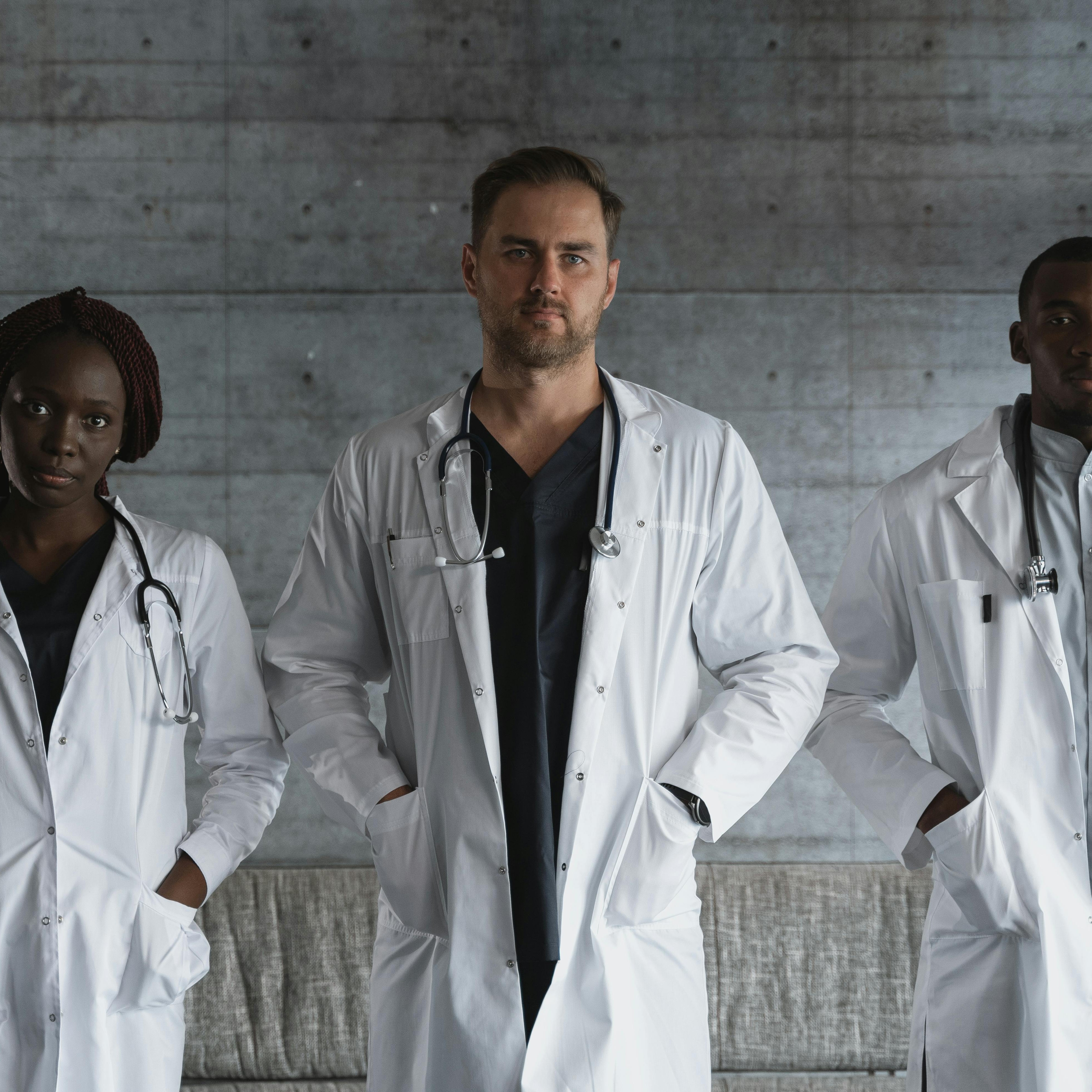Medical team in a modern clinical setting