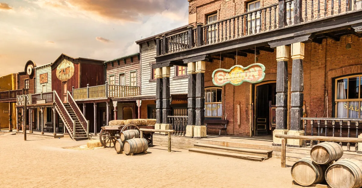 Timberline Mountain Lodge exterior at sunset with snow-capped peaks in the background