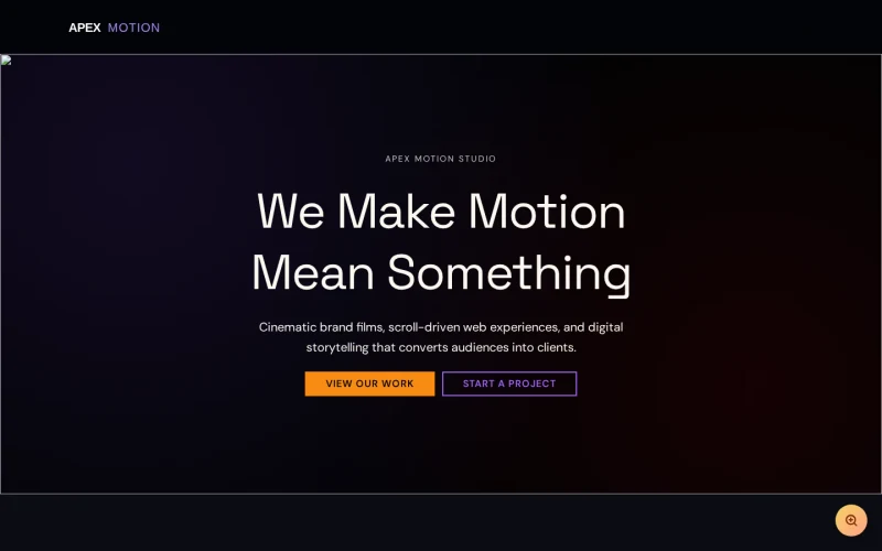 Agency Motion Premium template preview