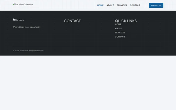 Coworking Modern template preview