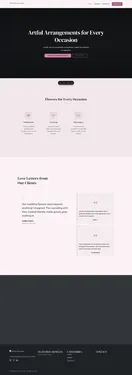 Florist Garden template preview