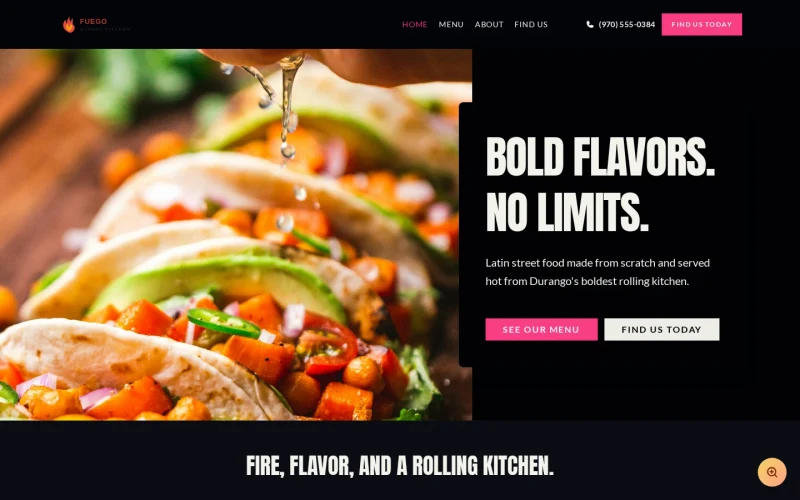 Food Truck Street template preview