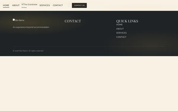 Luxury Hotel Grand template preview