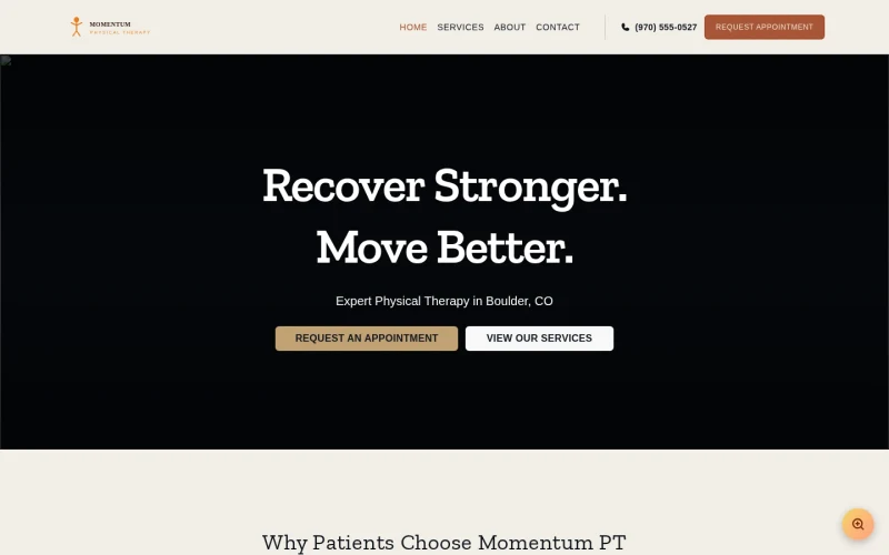 Physical Therapy Warmth template preview