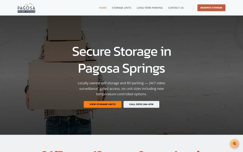 Storage Facility Secure template preview