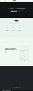 Therapist Calm template preview